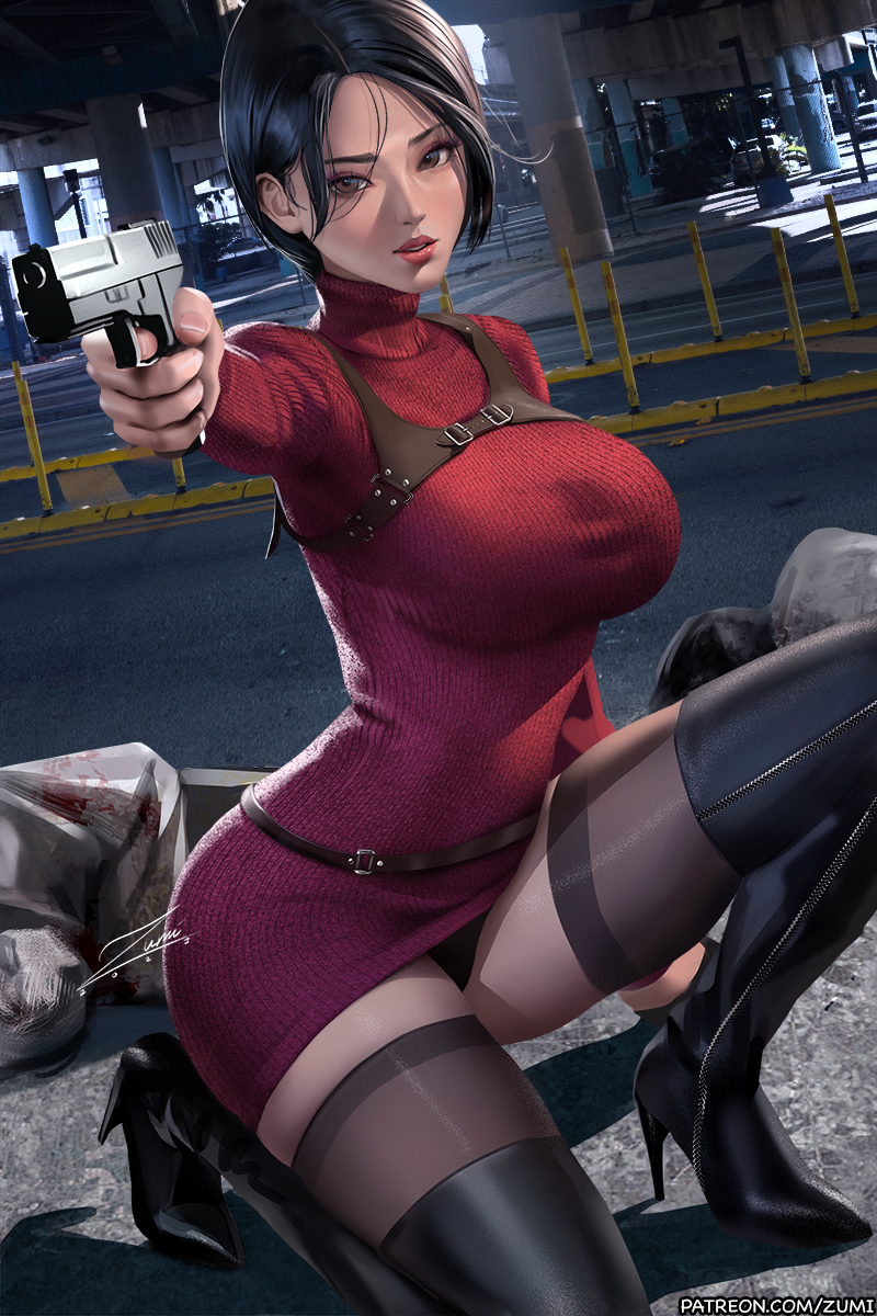 This is a pixiv picture whose title is Ada Wong.