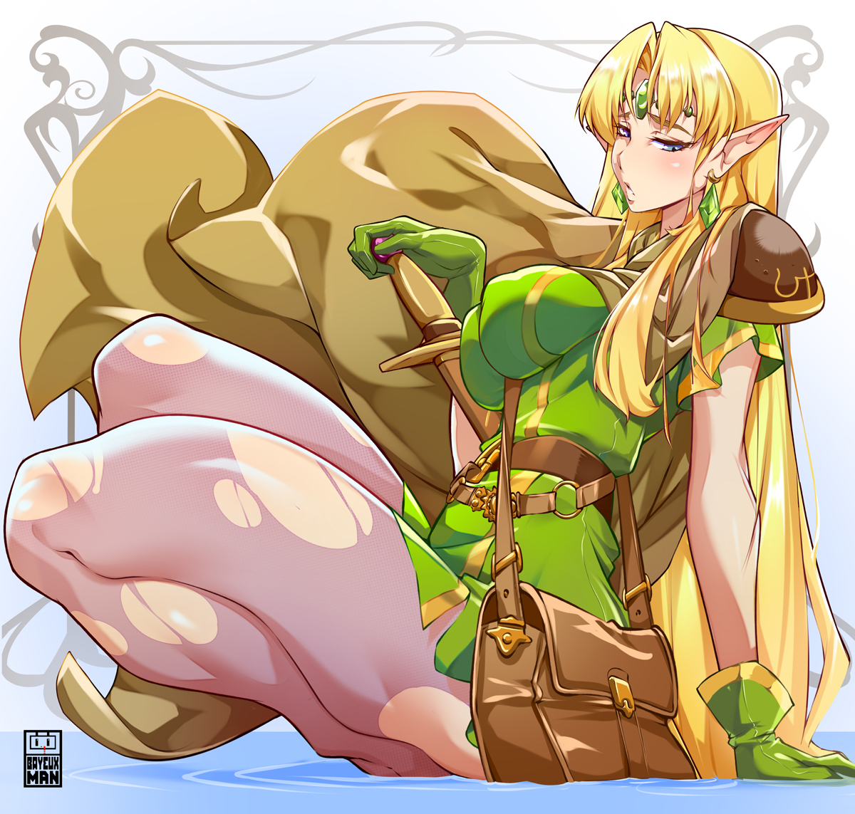 This is a pixiv picture whose title is Elf Lucia - D&D Arcade.