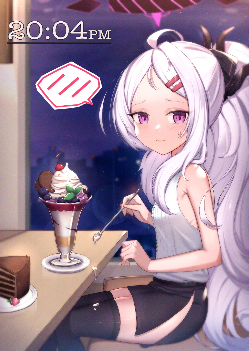 This is a pixiv picture whose title is 👅.