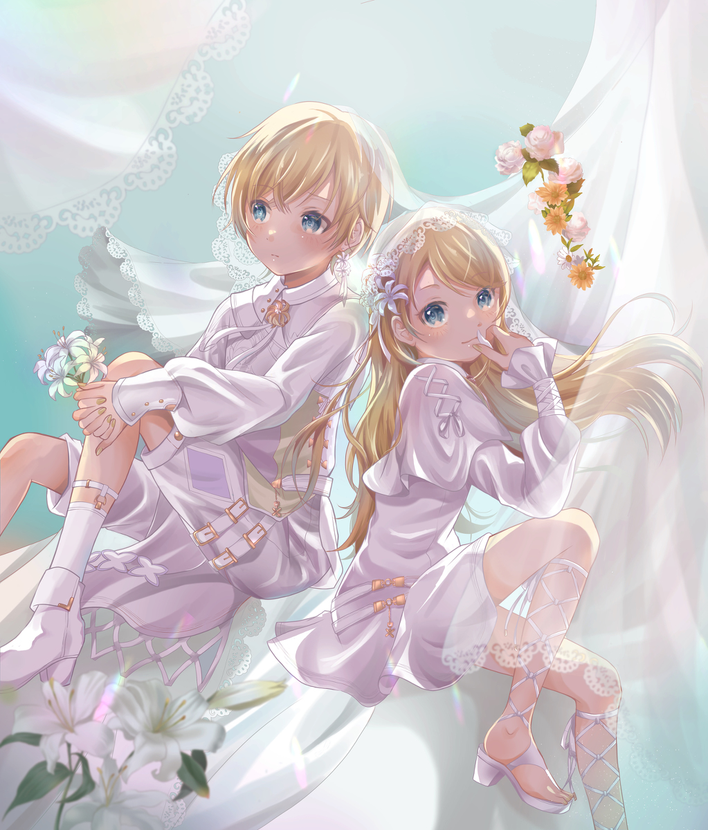 This is a pixiv picture whose title is 瞬き….