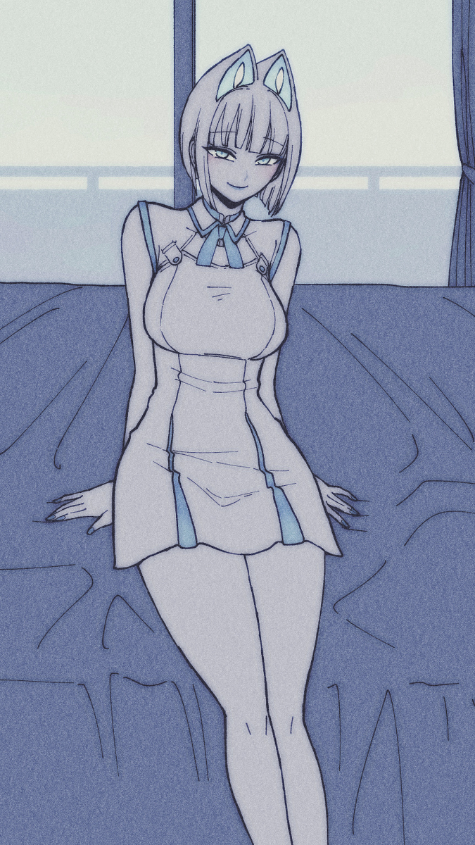 This is a pixiv picture whose title is 夕方.