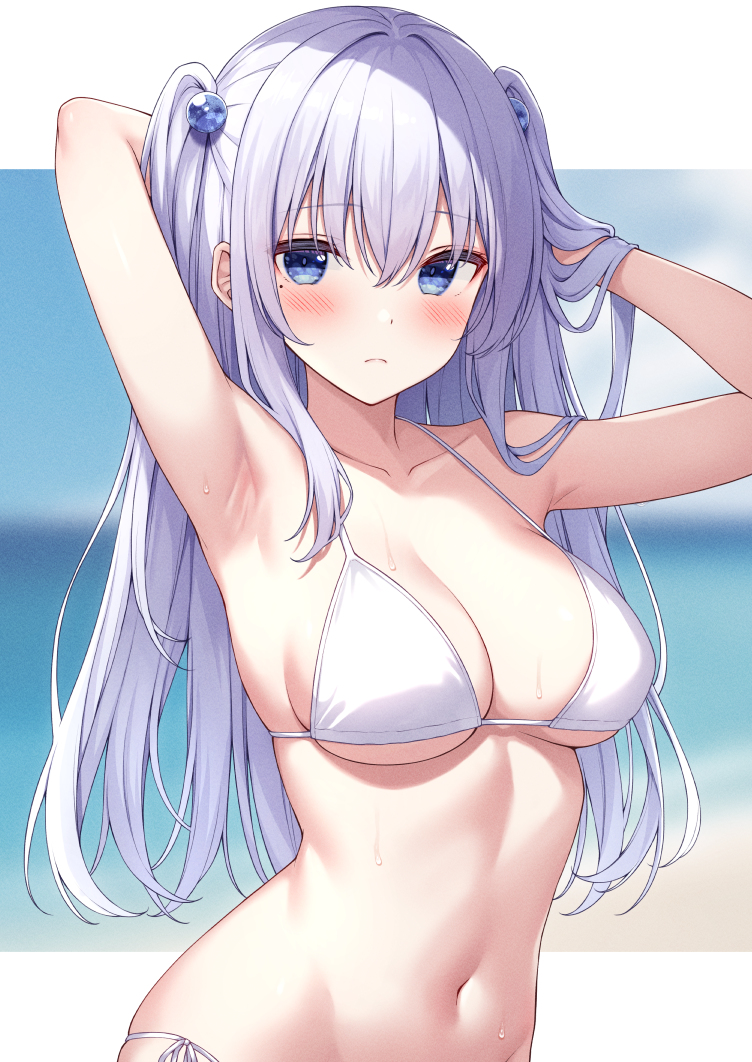 This is a pixiv picture whose title is ビキニの涼ちゃん.