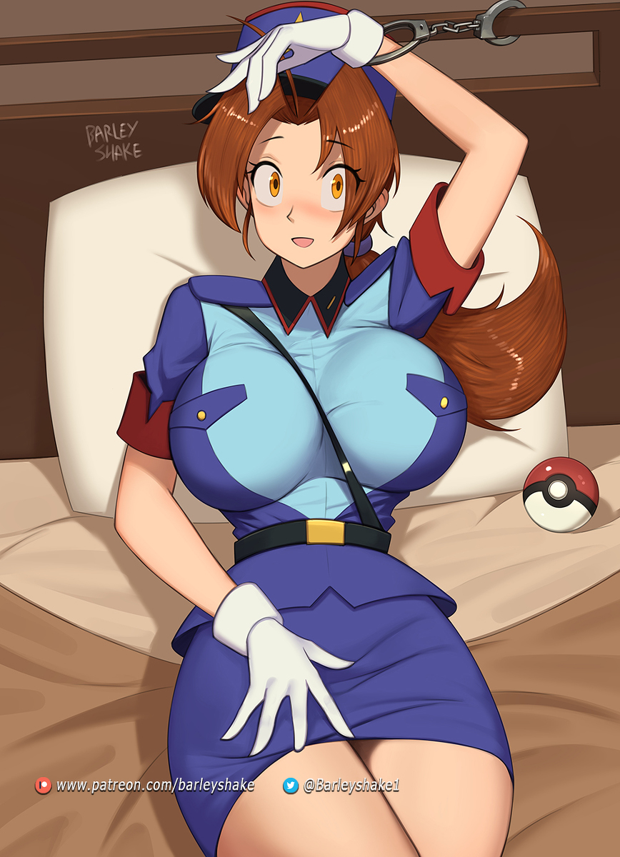 This is a pixiv picture whose title is Officer Delia Ketchum.