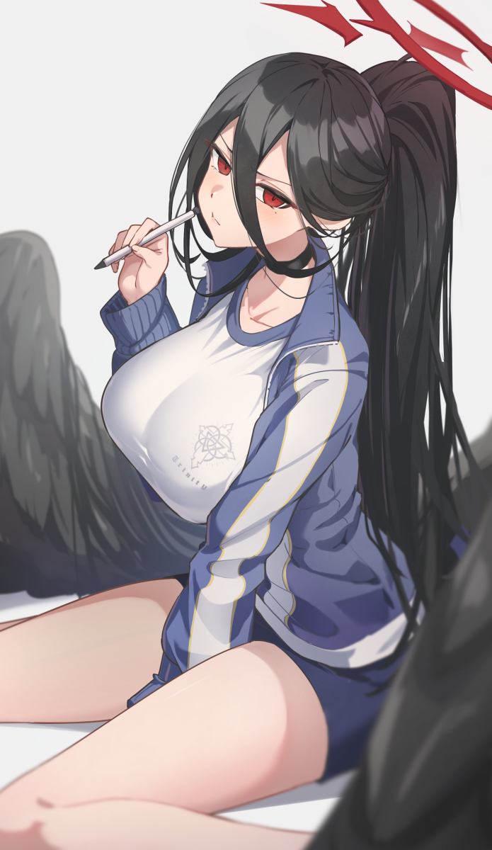 This is a pixiv picture whose title is Hasumi.