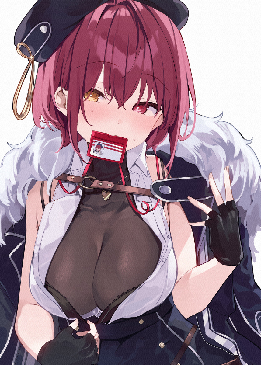 This is a pixiv picture whose title is マリン社長.