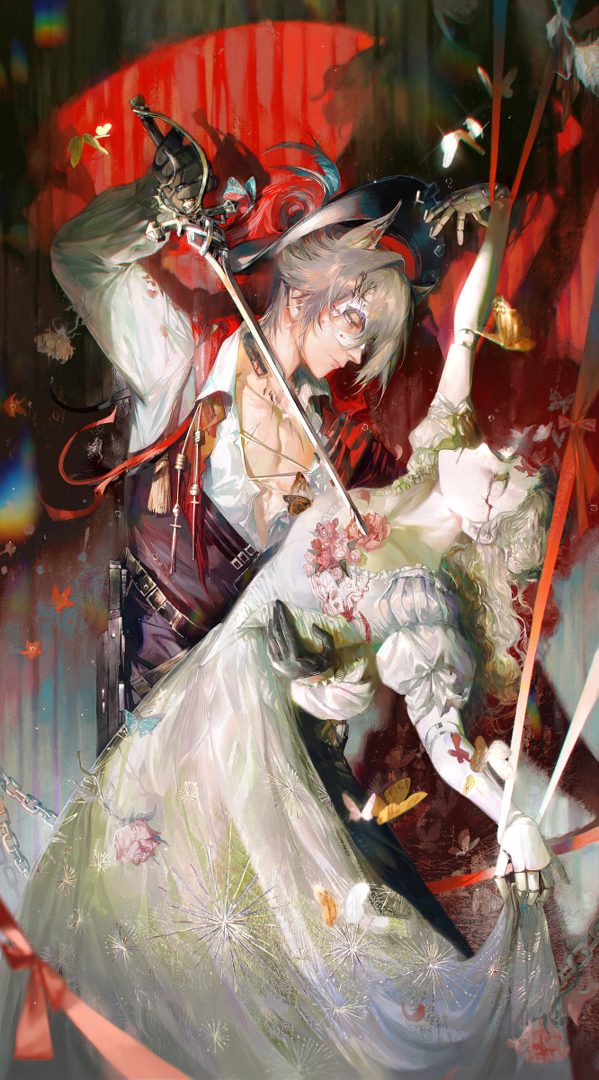 This is a pixiv picture whose title is The Sinners' Dance.