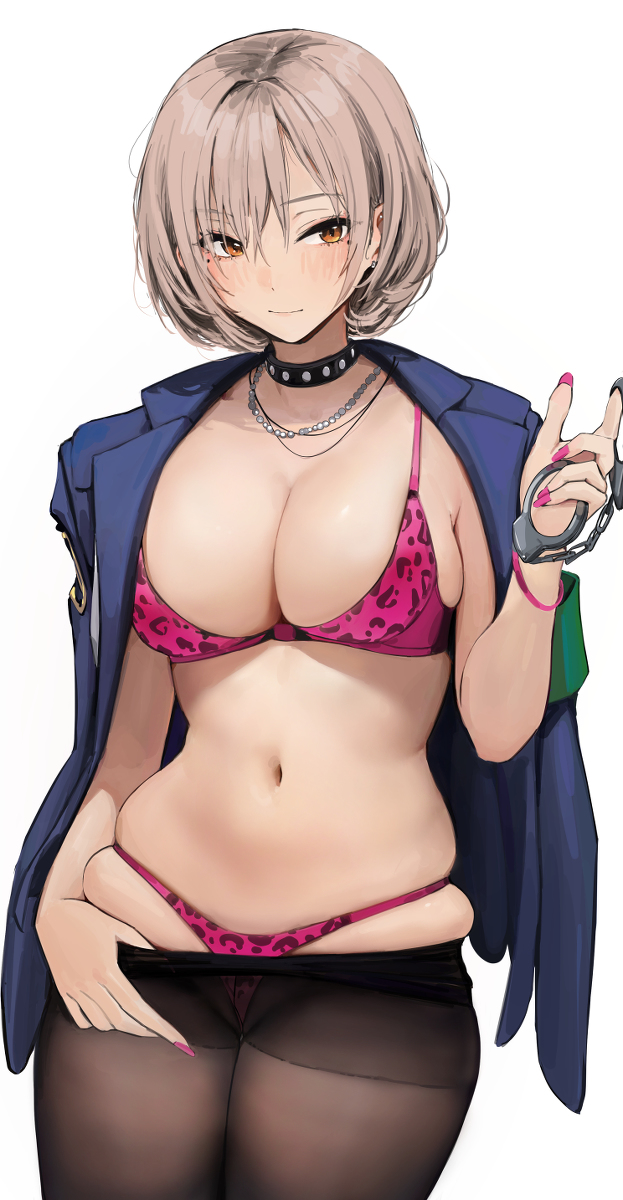 This is a pixiv picture whose title is 服装不良の警察さん6.