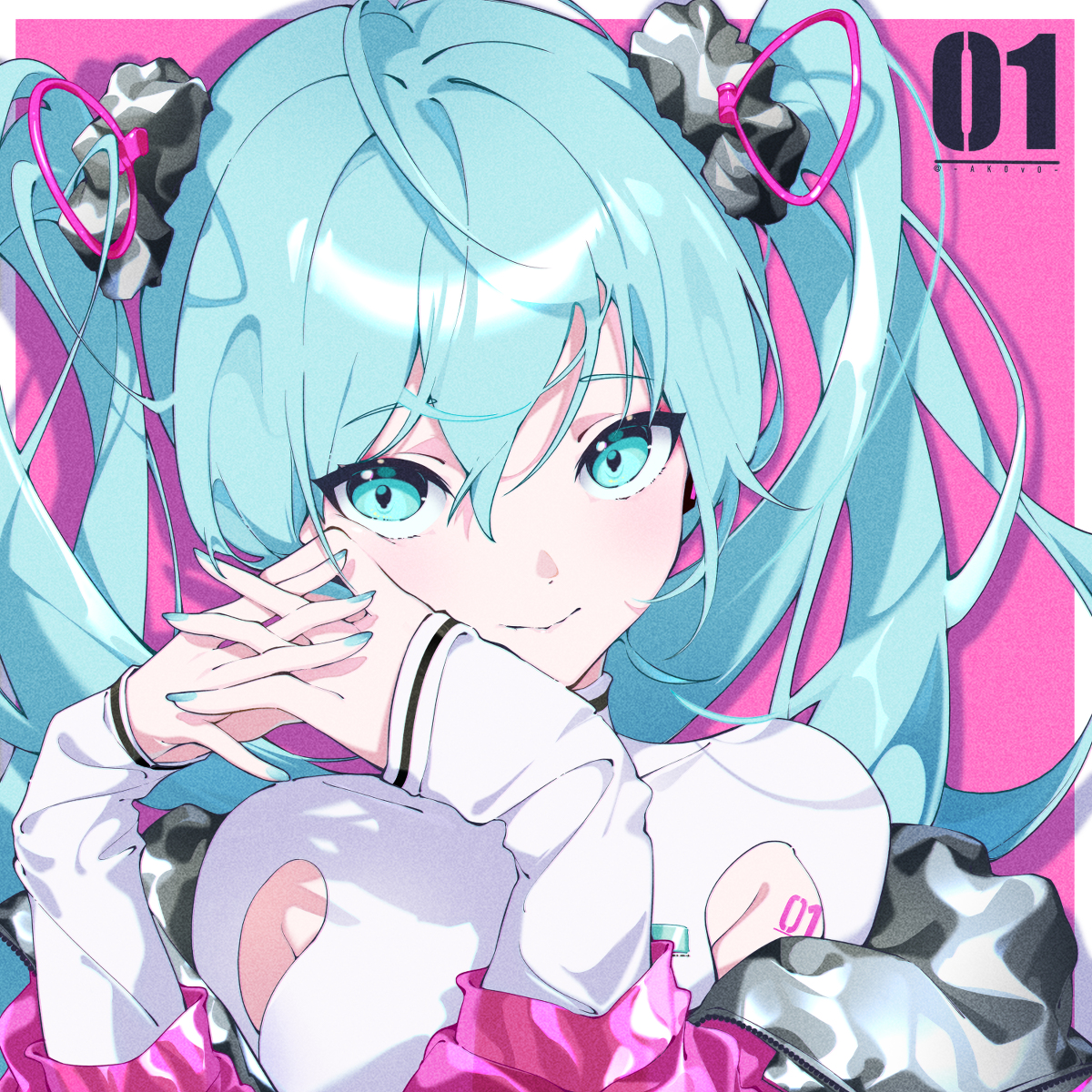 This is a pixiv picture whose title is MIKU.