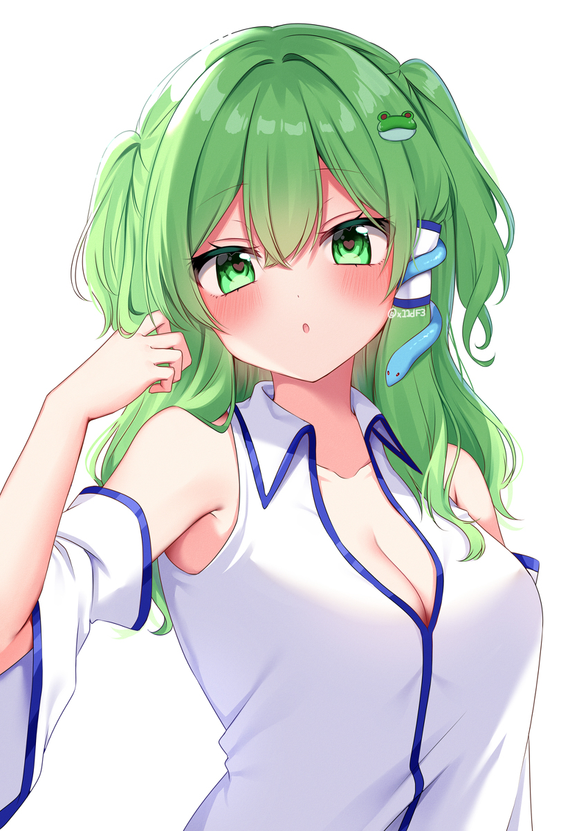 This is a pixiv picture whose title is 早苗さん.
