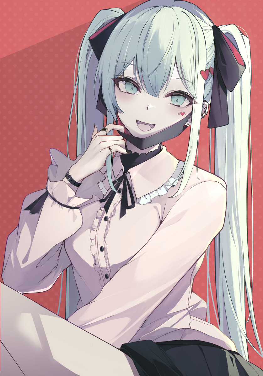 This is a pixiv picture whose title is 初音ミク.