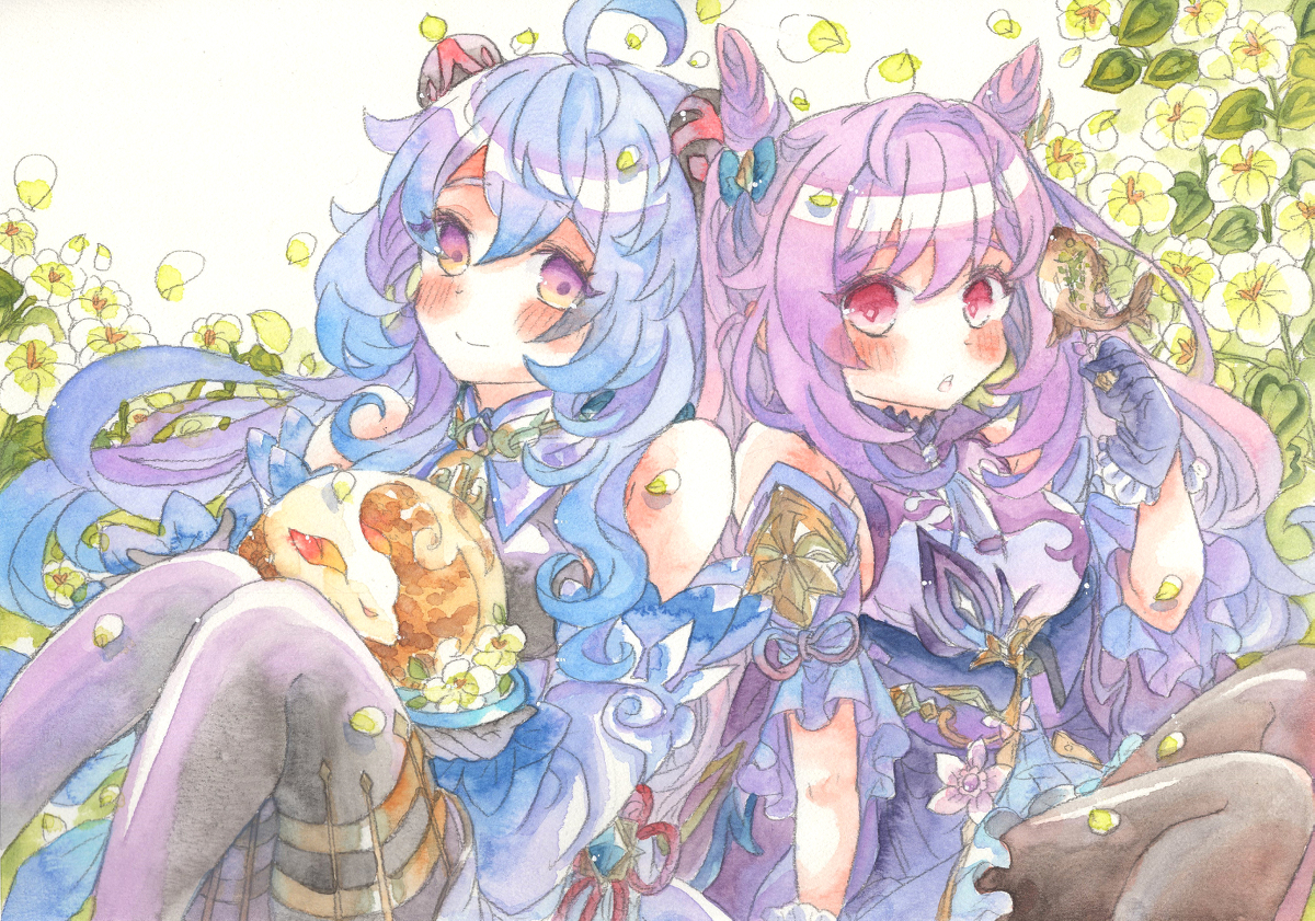 This is a pixiv picture whose title is 5/3 超神ノ叡智2023　原神イラスト本サンプル.