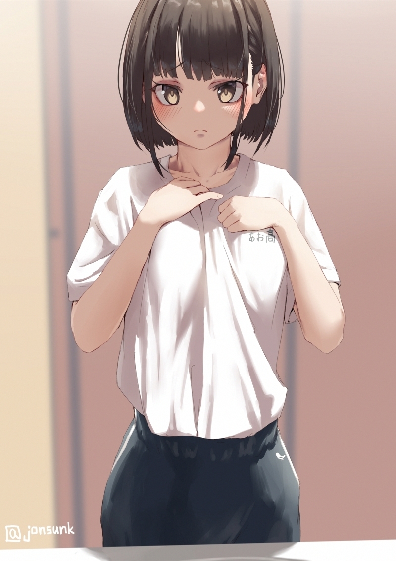 This is a pixiv picture whose title is もっと成長してほしい女の子.