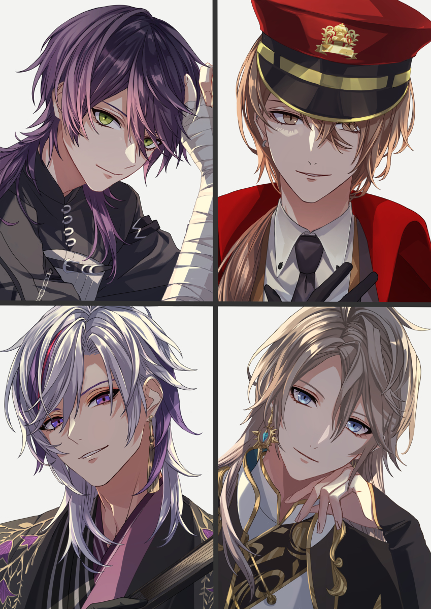 This is a pixiv picture whose title is 長髪ろふまお.