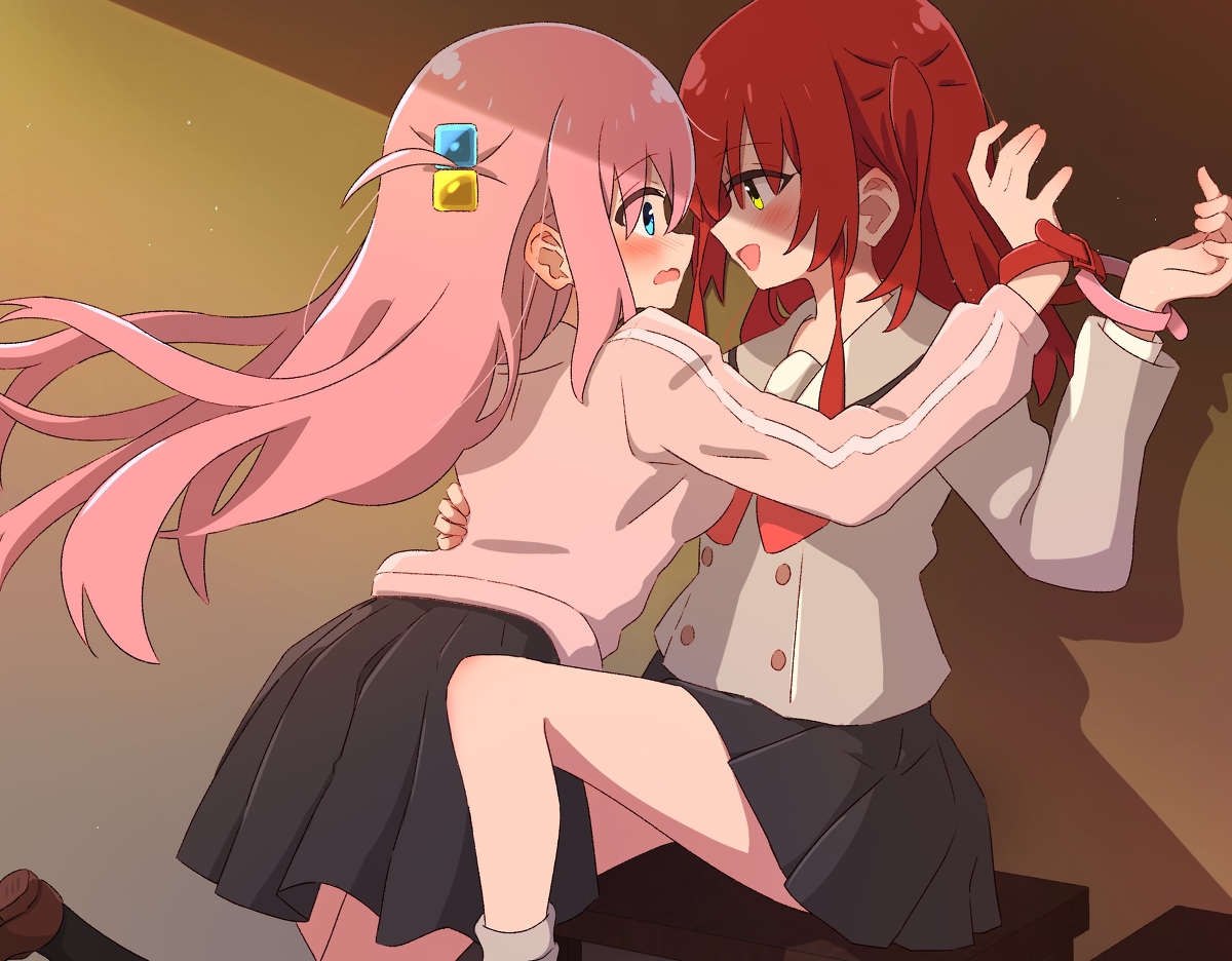 This is a pixiv picture whose title is 結束バンドしよう、ひとりちゃん💕.