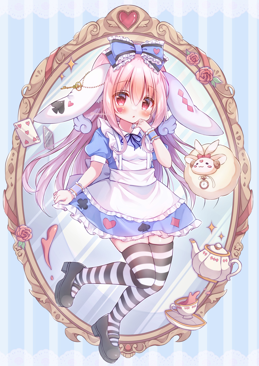 This is a pixiv picture whose title is 不思議の国のアリス♠.