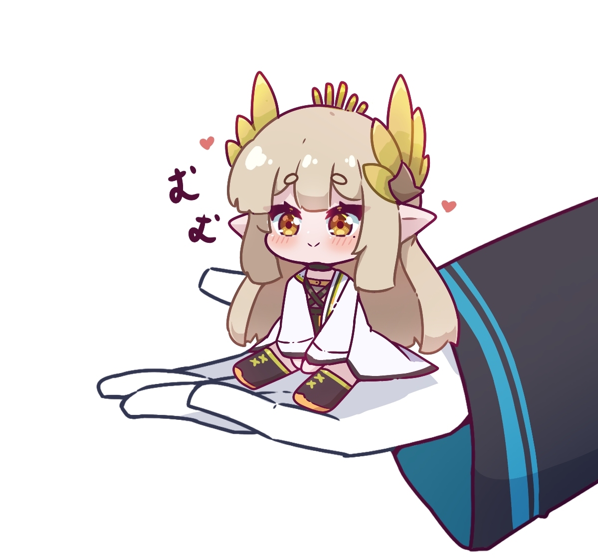 This is a pixiv picture whose title is Smol MuMu~.