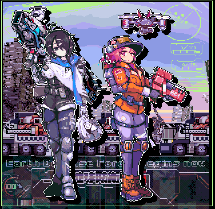 This is a pixiv picture whose title is begins now.