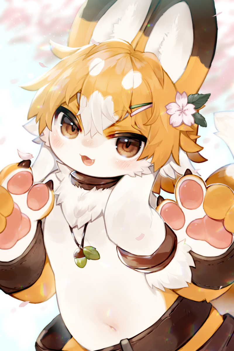 This is a pixiv picture whose title is 春イナリ.