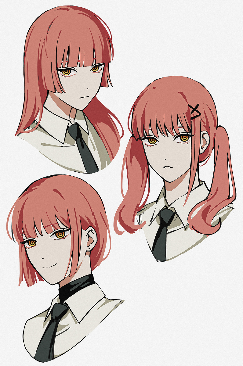 This is a pixiv picture whose title is makima.