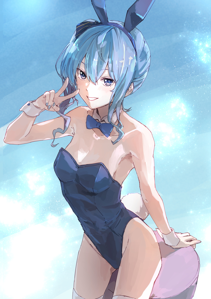 This is a pixiv picture whose title is バニ街.