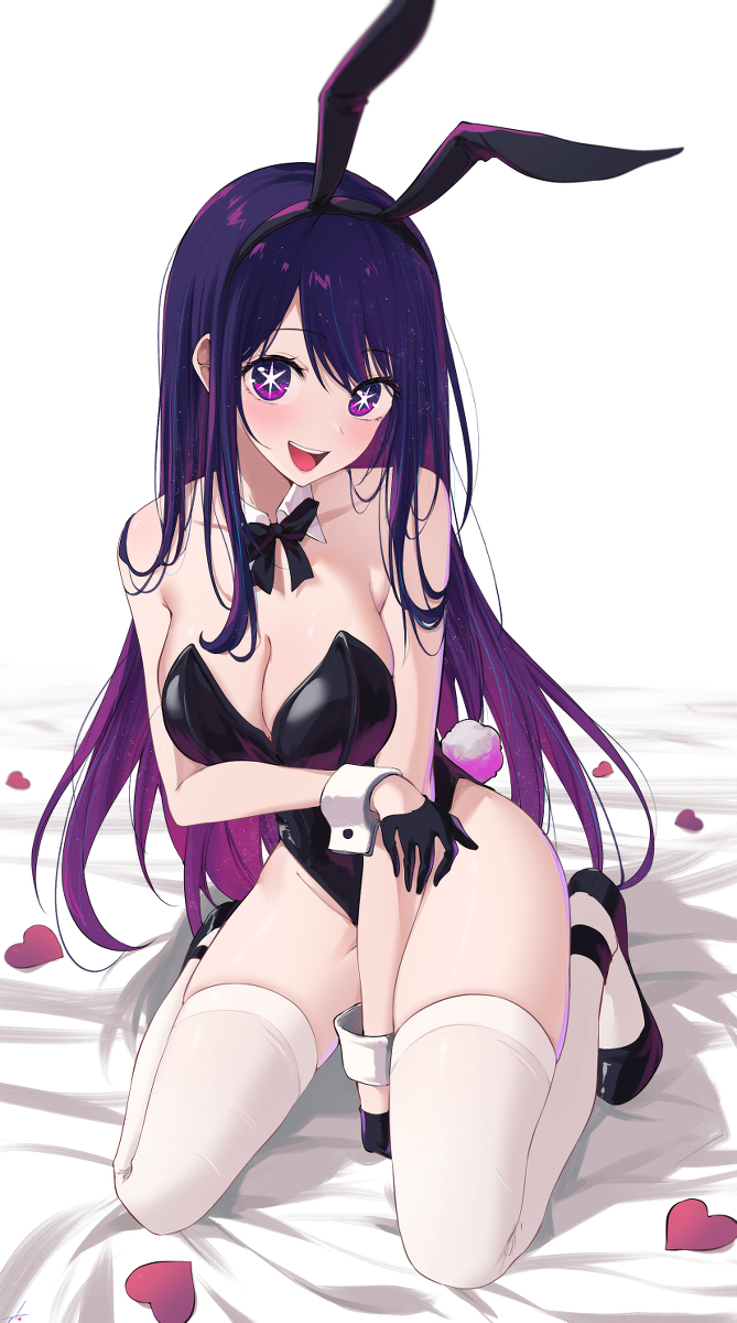 This is a pixiv picture whose title is Playboy Bunny Ai.