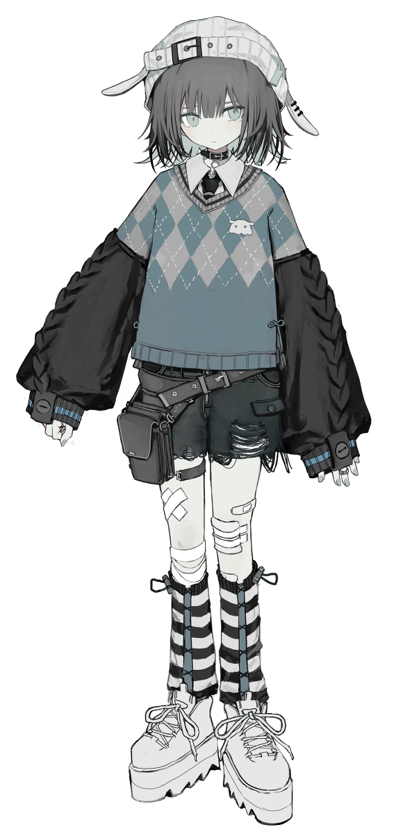 This is a pixiv picture whose title is ふわふわメンダコニット.