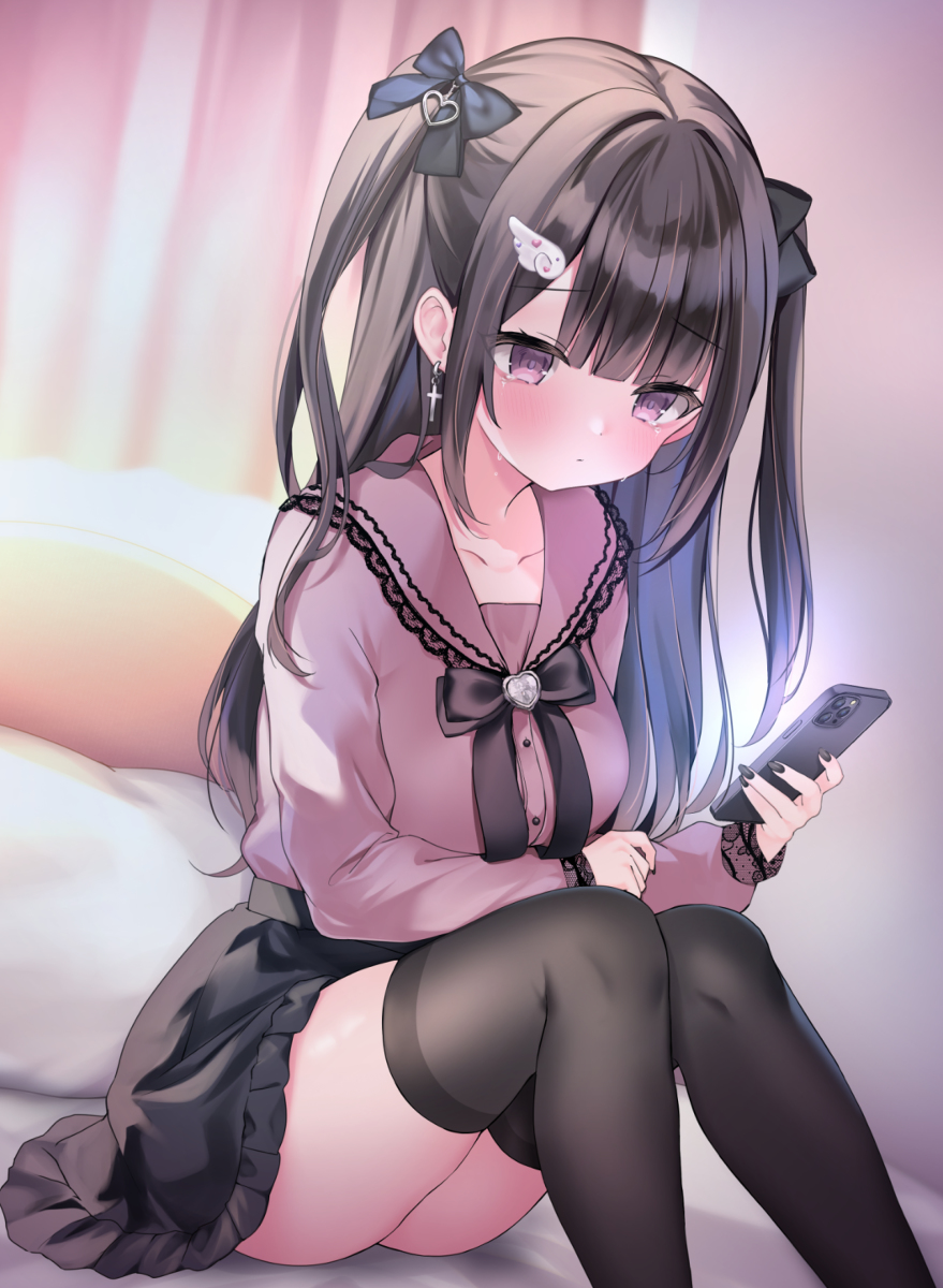 This is a pixiv picture whose title is 「どうして既読無視するの…？」.
