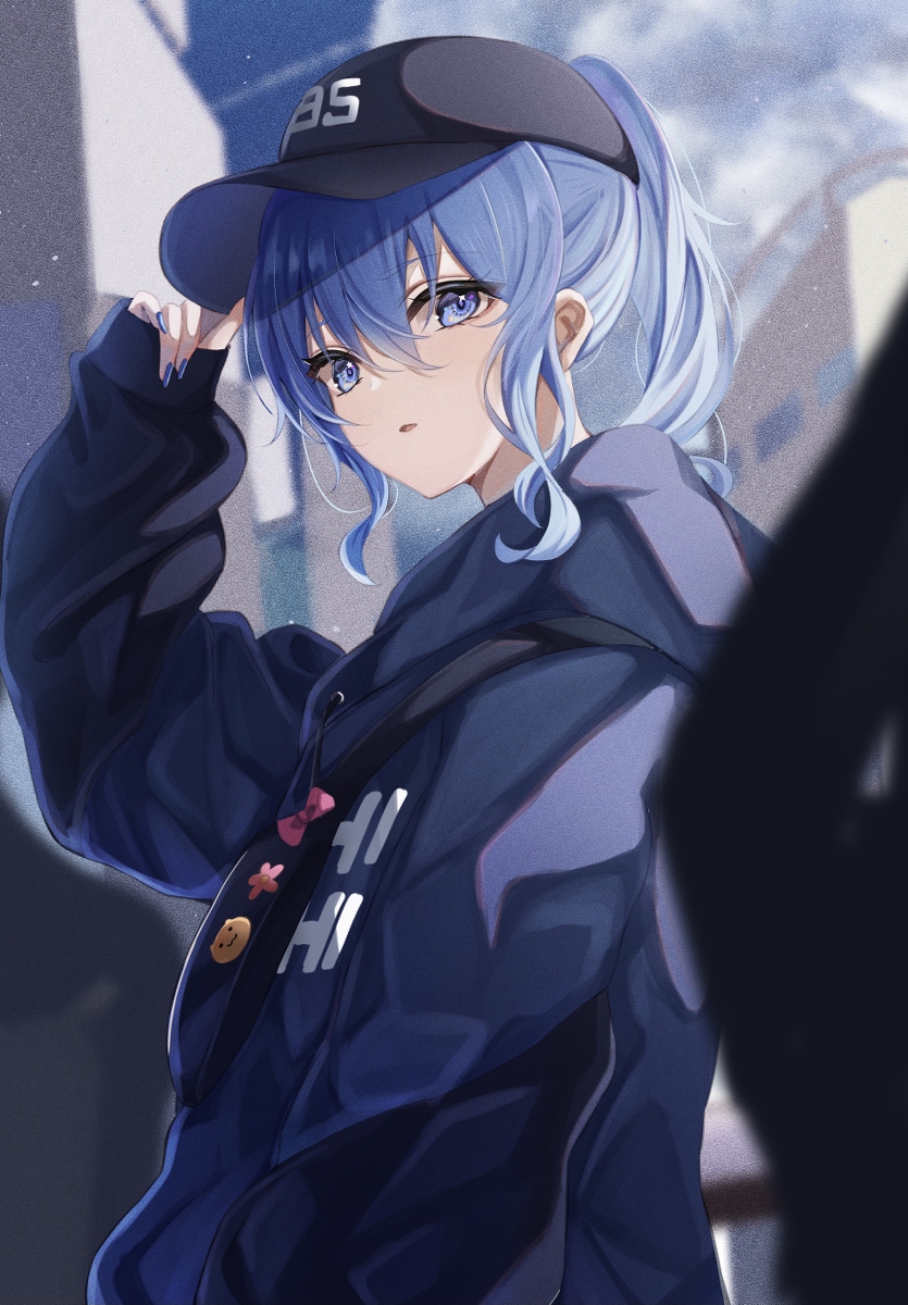 This is a pixiv picture whose title is パーカーすいちゃん.