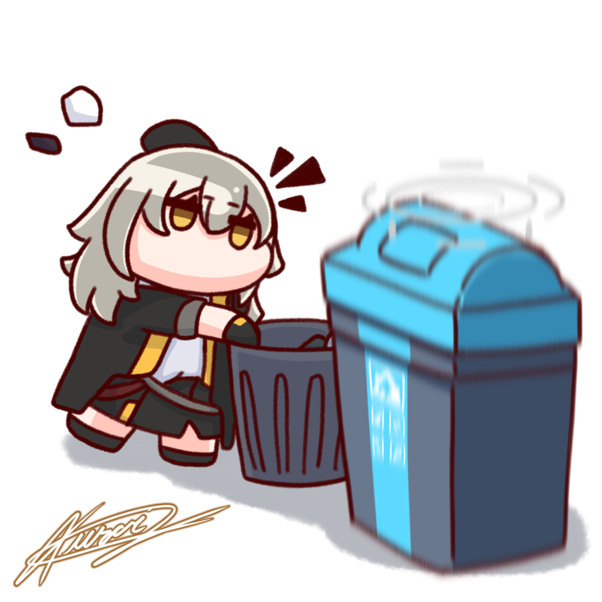 This is a pixiv picture whose title is 🗑((🗑)).