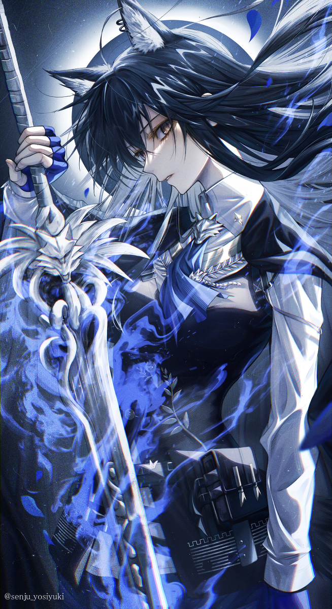 This is a pixiv picture whose title is 異格テキサス.