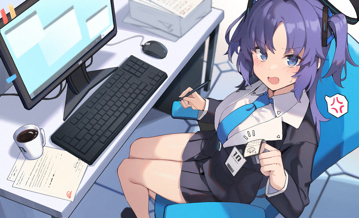This is a pixiv picture whose title is シャーレ当番ユウカ.