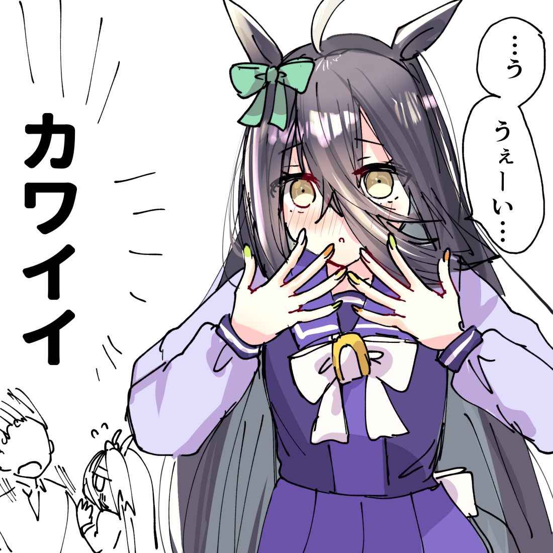 This is a pixiv picture whose title is ギャルさんぽとカフェ.