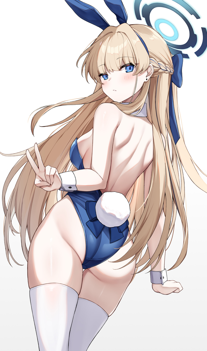 This is a pixiv picture whose title is バニーガールトキちゃんです。いえーい。 (=￣▽￣=)Ｖ.