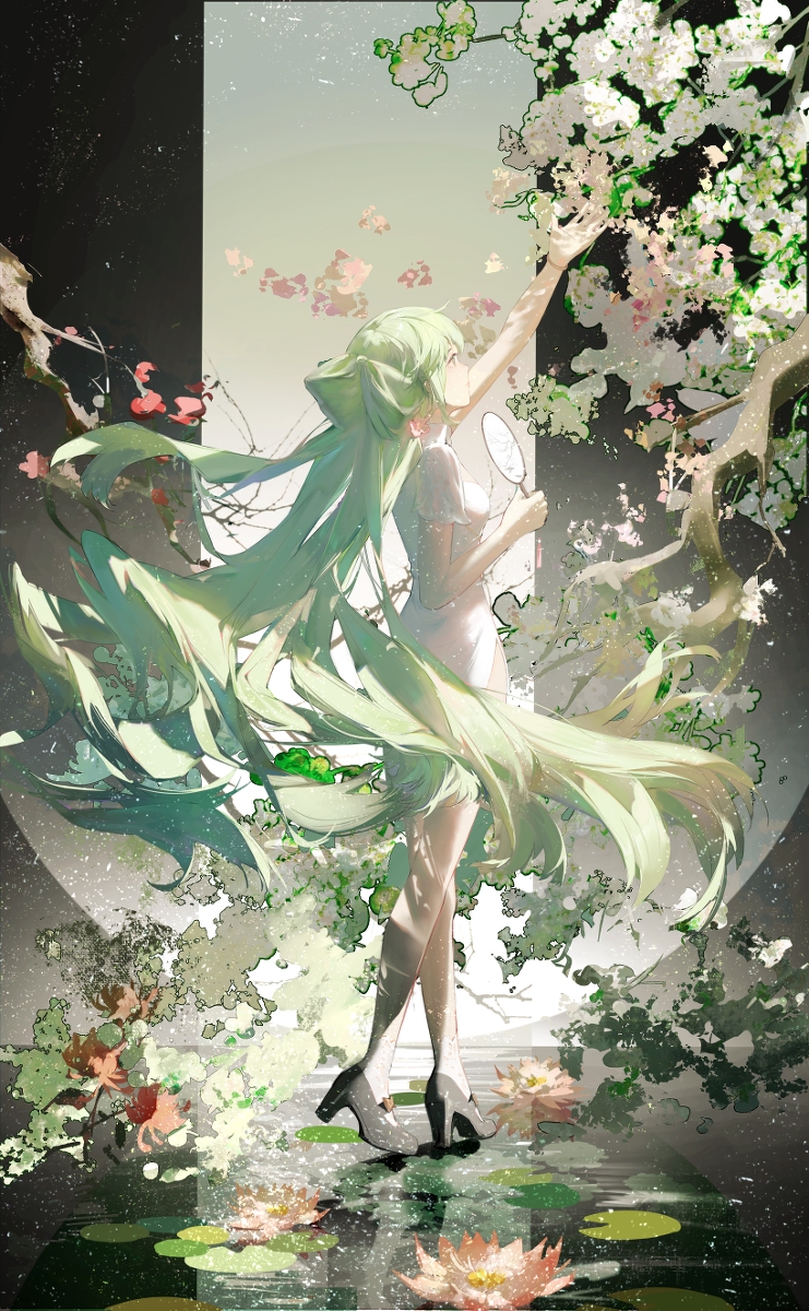 This is a pixiv picture whose title is 韶华.