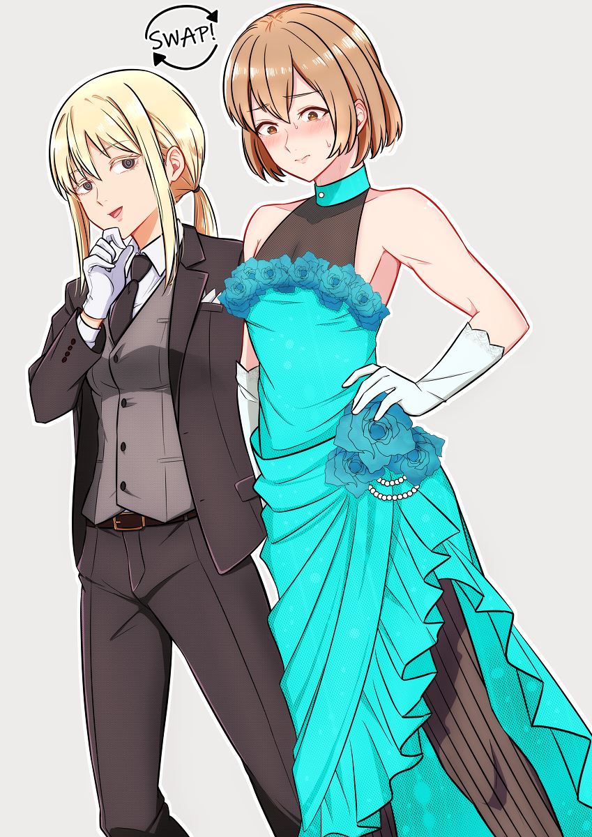 This is a pixiv picture whose title is 「そのうち慣れるよ」.