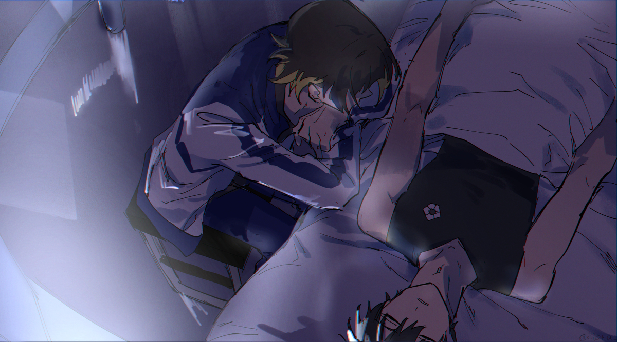 This is a pixiv picture whose title is やきもち焼くばちらの漫画.