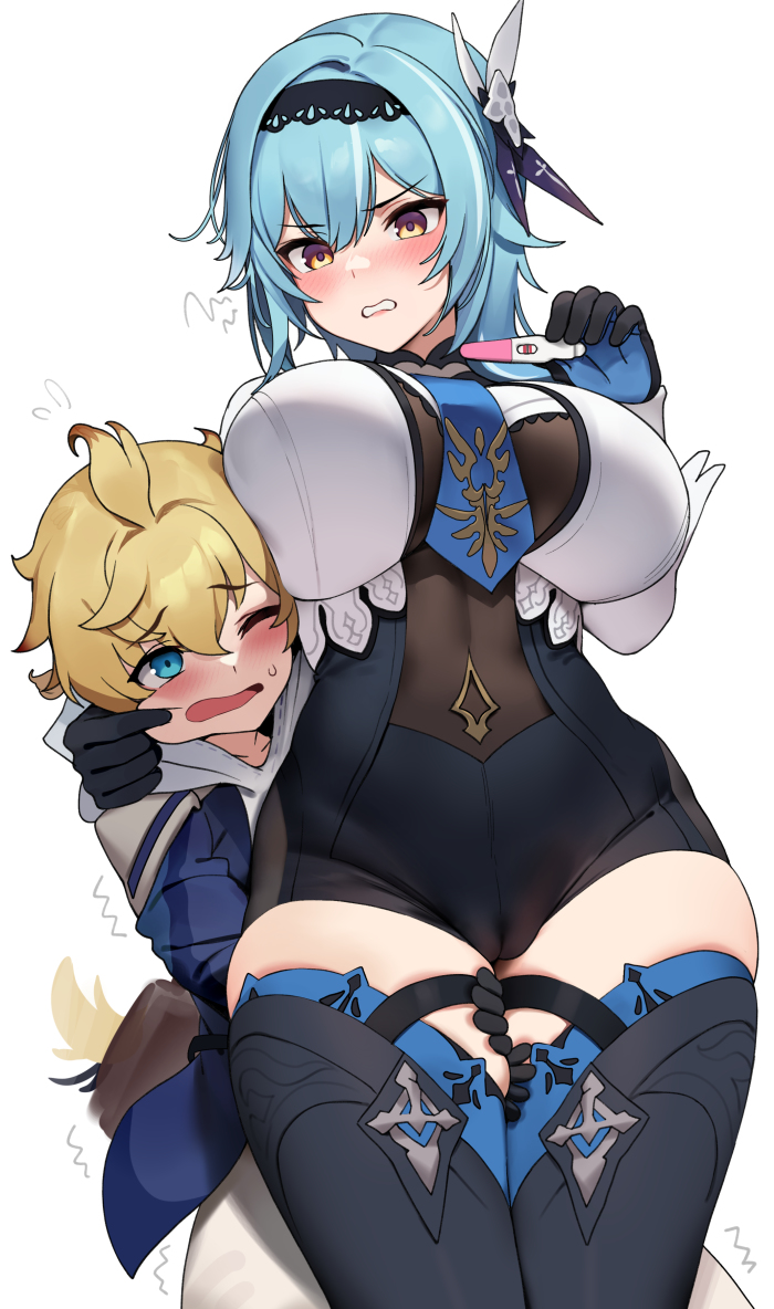 This is a pixiv picture whose title is おねショタ.