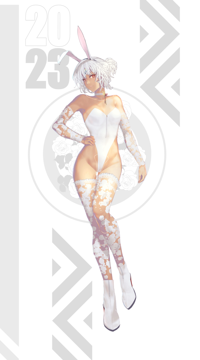 This is a pixiv picture whose title is バニー2023.
