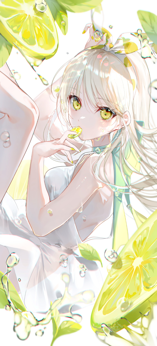 This is a pixiv picture whose title is Lemon tea.