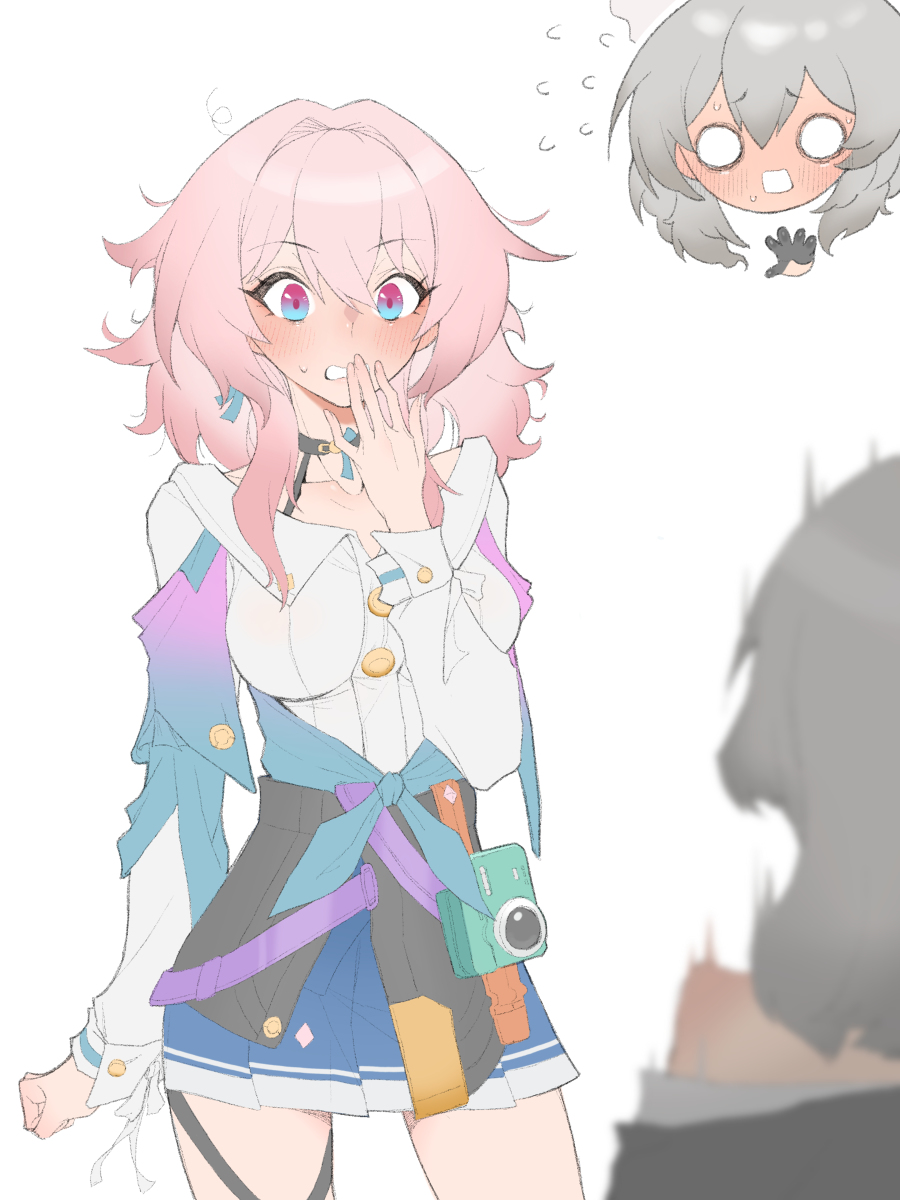 This is a pixiv picture whose title is 撞见起星雨coco的三月七.