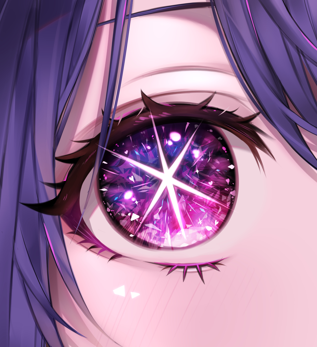 This is a pixiv picture whose title is 『愛してる』.