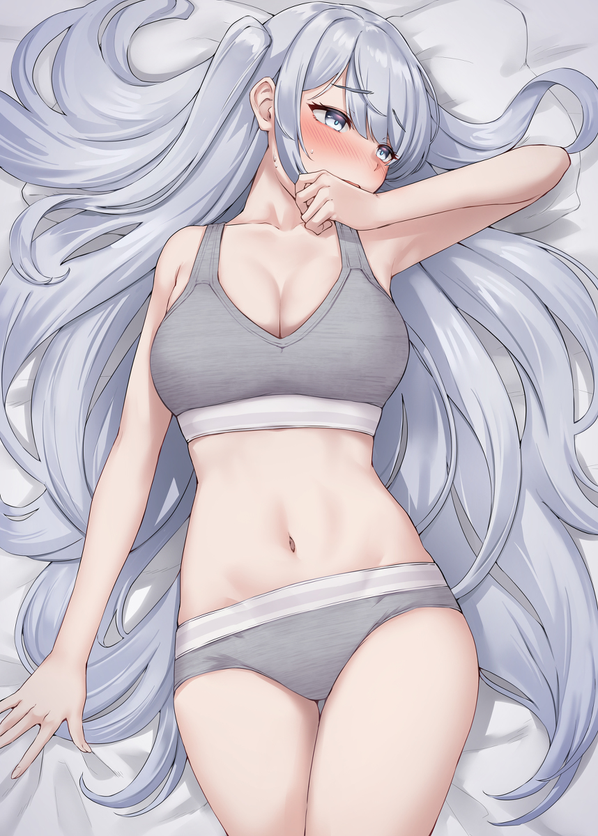 This is a pixiv picture whose title is 冬月.