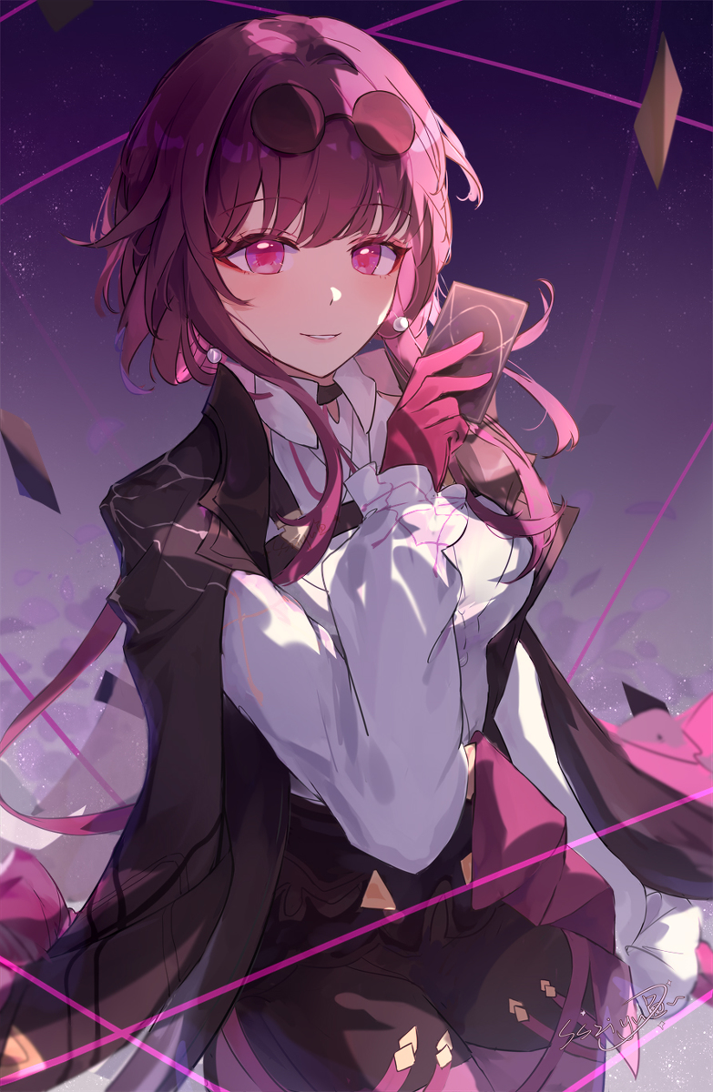 This is a pixiv picture whose title is 卡芙卡.