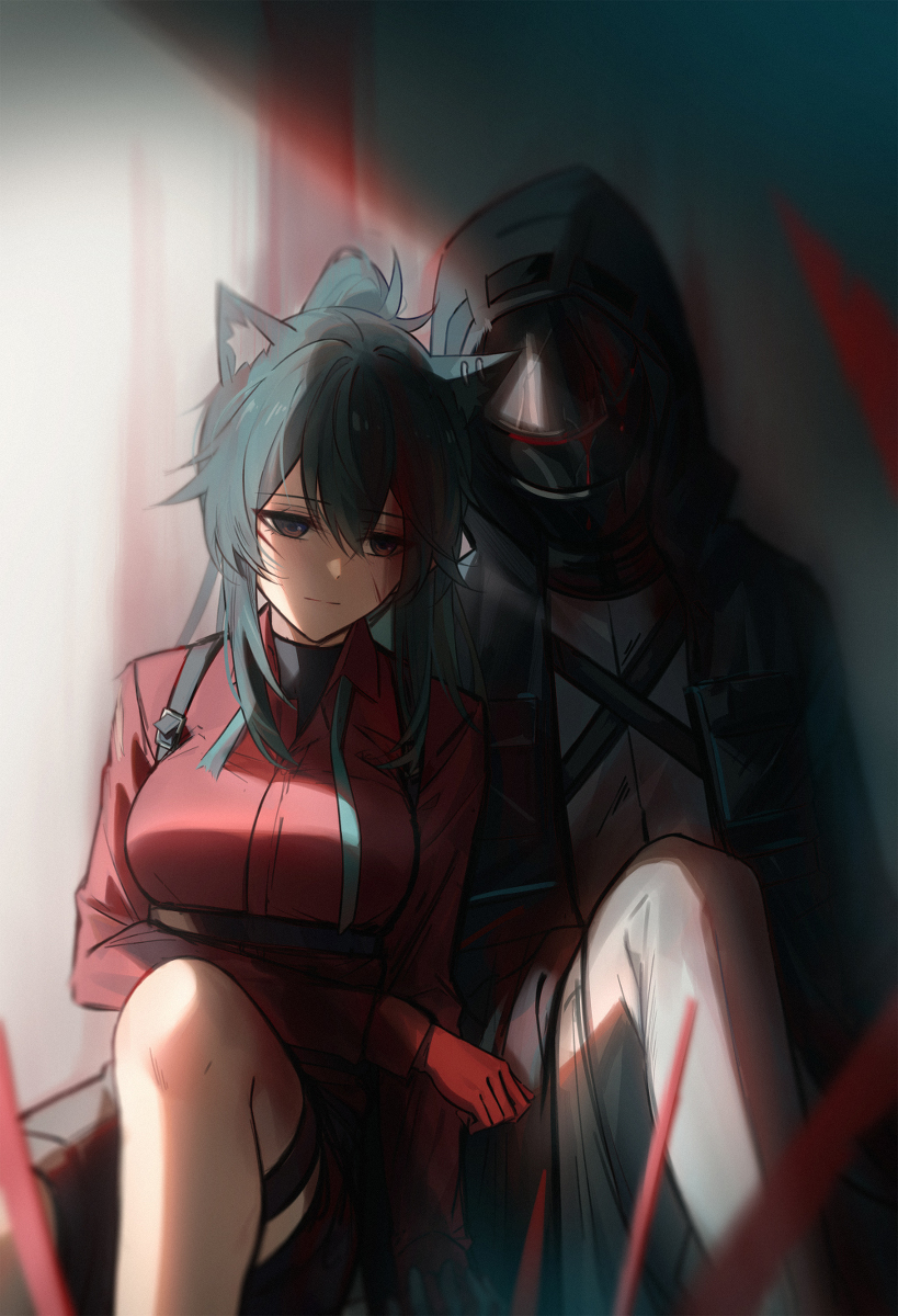 This is a pixiv picture whose title is 一起.