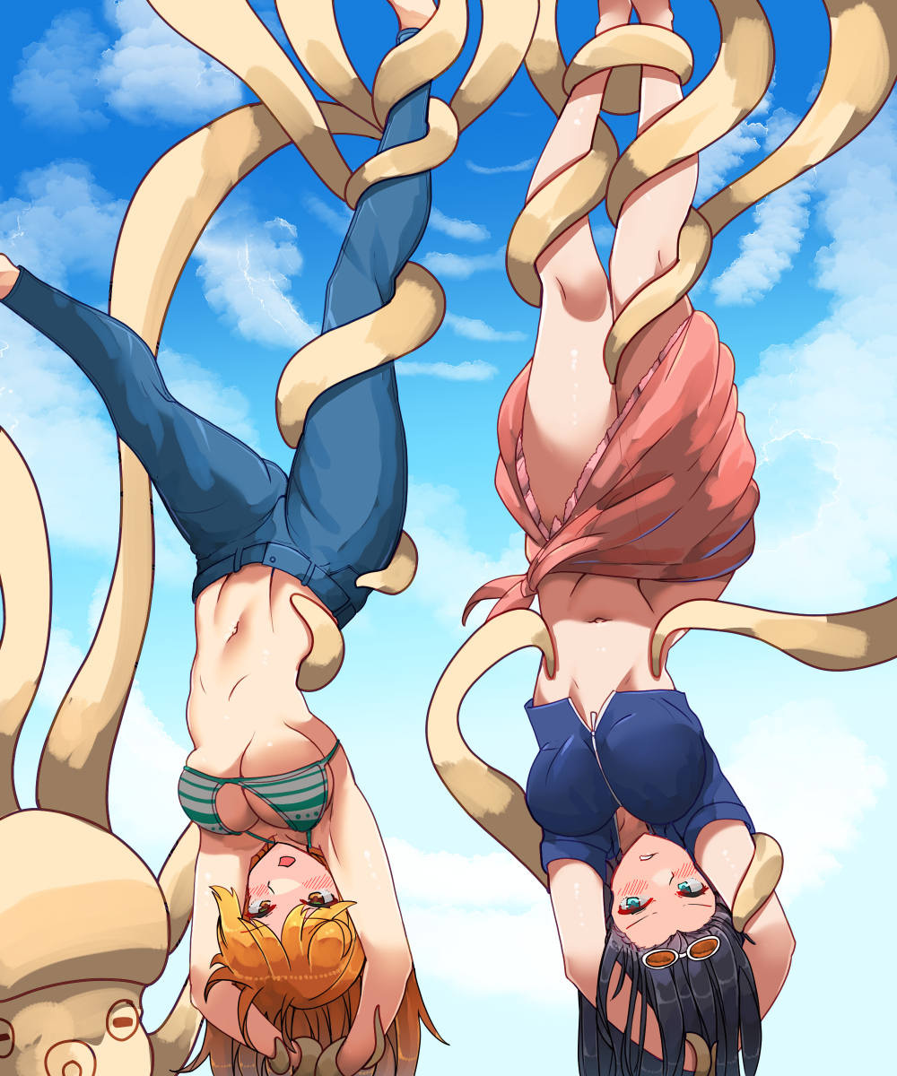 This is a pixiv picture whose title is (com) Nami and Robin.