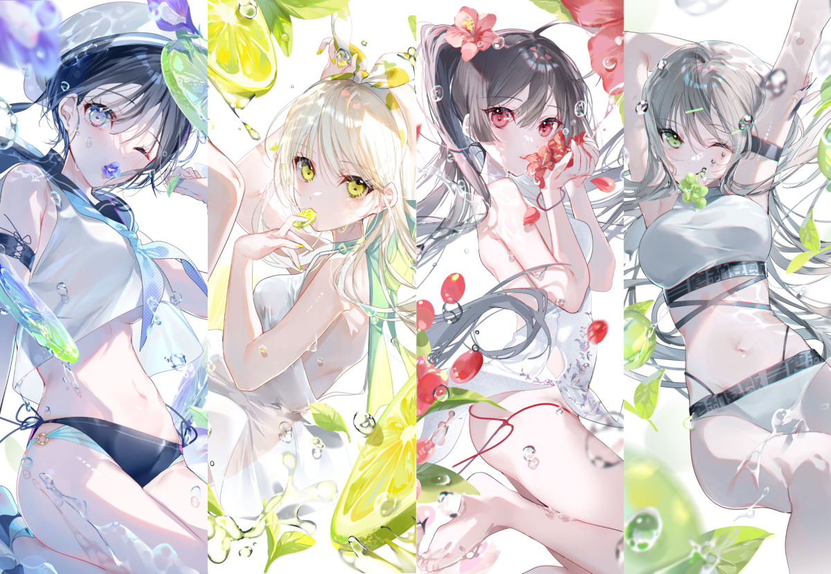 This is a pixiv picture whose title is Tea Girls Collection.