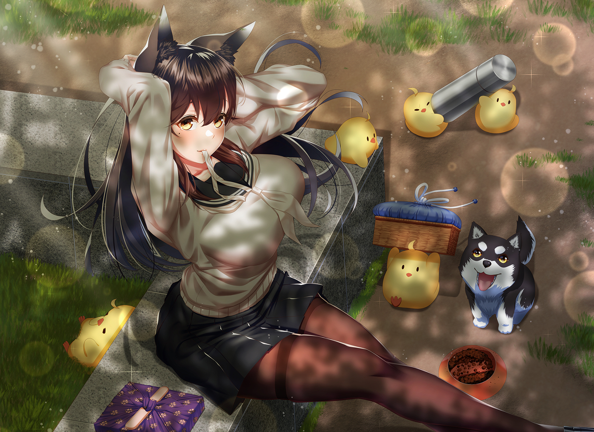 This is a pixiv picture whose title is アズールレーン　愛宕.