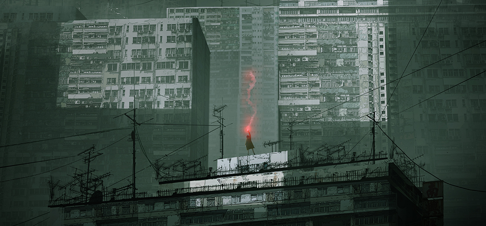This is a pixiv picture whose title is 九龍.
