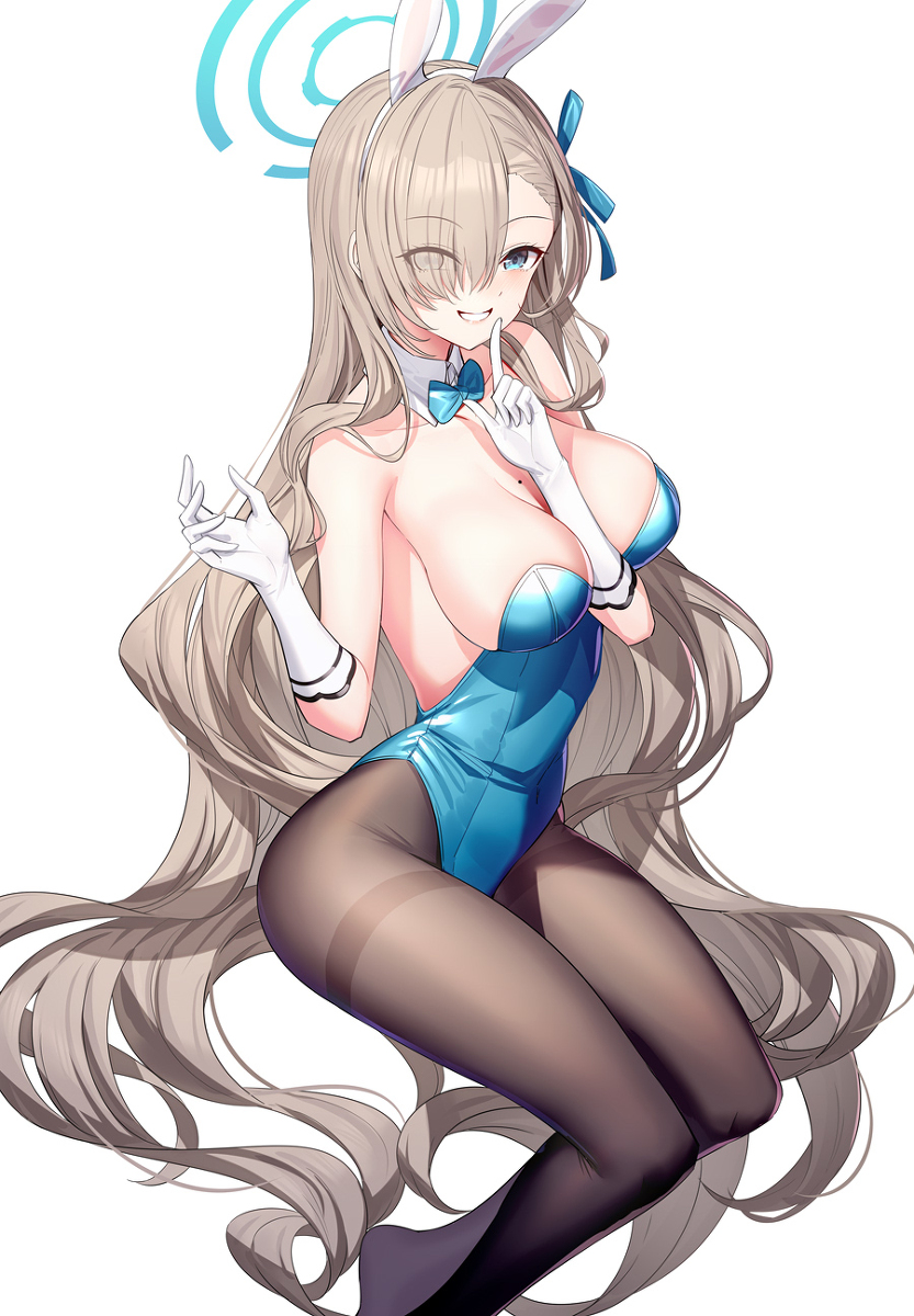 This is a pixiv picture whose title is バニーアスナ.