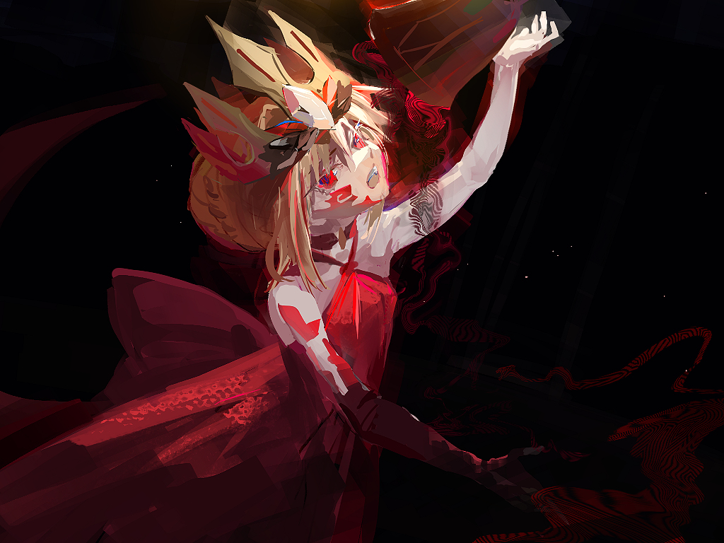 This is a pixiv picture whose title is 汚泥.